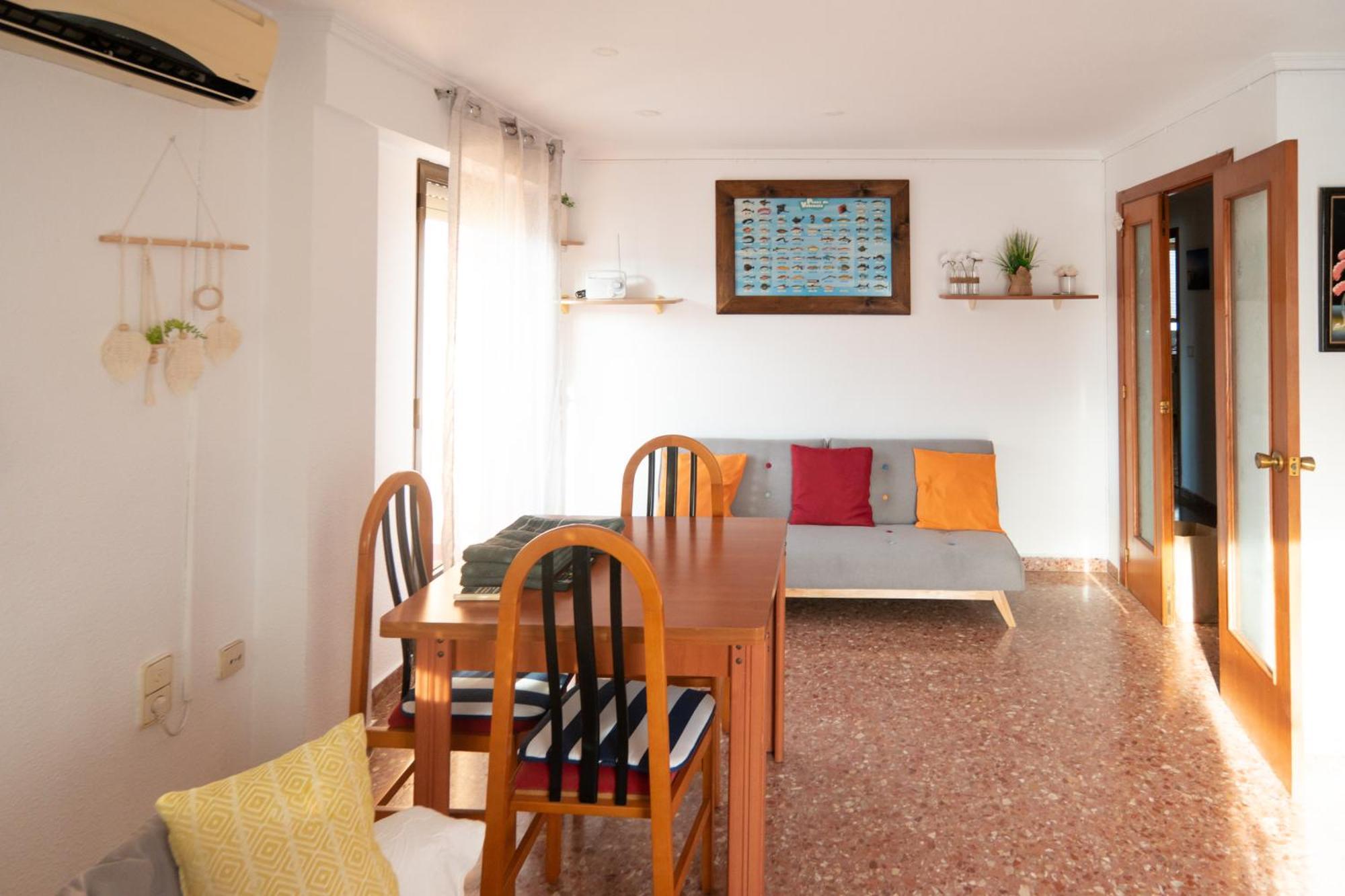 An Apartment In Xeraco With 3 Bedrooms, Located Near Beach And Gandia Bagian luar foto